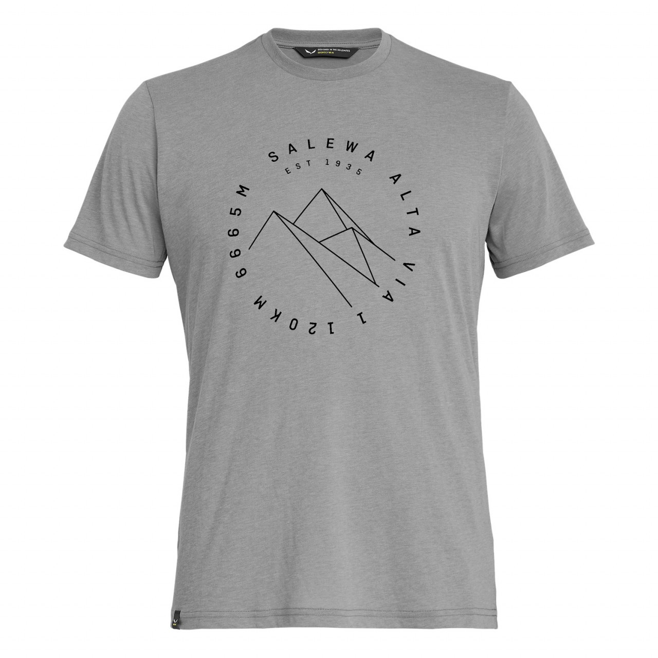 Salewa Alta Via Drirelease® T-Shirts ανδρικα γκρι Greece AN4790821